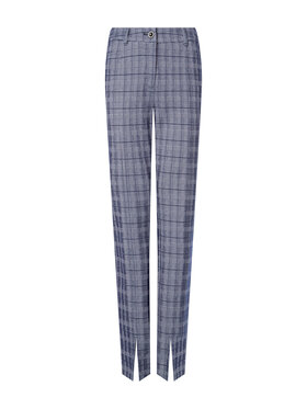 QUIOSQUE QUIOSQUE Spodnie materiałowe QUIOSQUE 3TP002822 Granatowy Regular Fit