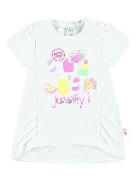 Kanz Kanz T-Shirt 1632213-1000 Biały Basic Fit