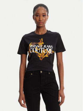 Versace Jeans Couture Versace Jeans Couture T-shirt 79HAHE06 CJ00E Nero Regular Fit