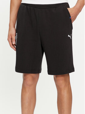 Puma Puma Pantaloni scurți sport BMW MMS Ess 624164 Negru Regular Fit