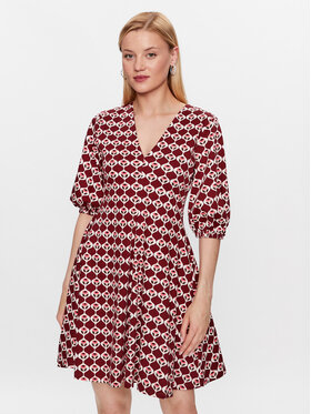 Weekend Max Mara Weekend Max Mara Každodenní šaty Cinghia 23562605 Bordó Regular Fit