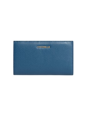 Coccinelle Coccinelle Portafoglio Metallic Large Blu scuro