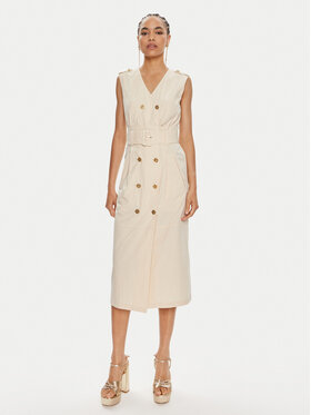 TWINSET TWINSET Ежедневна рокля 241TT2050 Бежов Regular Fit