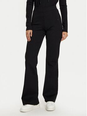 Guess Guess Pletene hlače V5RB06 KCLH0 Črna Regular Fit