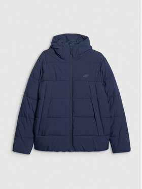 4F 4F Kurtka puchowa URBAN COMMUTER Granatowy Regular Fit