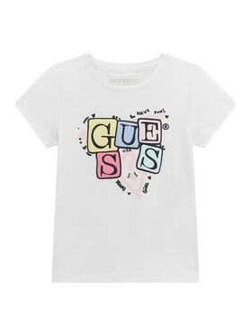 Guess Kids Guess Kids Top 176669 Biały Classic Fit