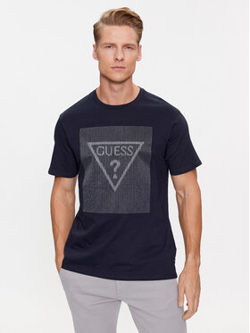 Guess Guess T-Shirt M3YI91 K9RM1 Biały Slim Fit