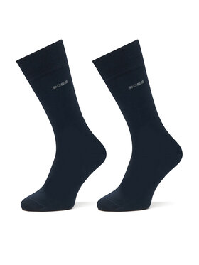 BOSS BOSS Dlouhé ponožky 2P RS Tom 50534901 Tmavomodrá
