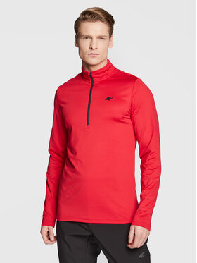 4F 4F Bielizna termoaktywna górna H4Z22-BIMD030 Czerwony Slim Fit