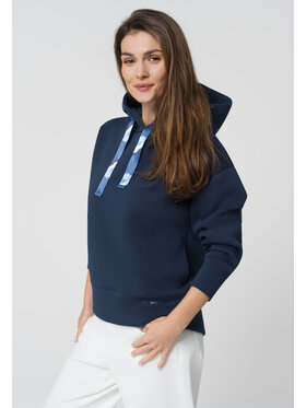 Volcano Volcano Bluza B-CALIS Niebieski Regular Fit