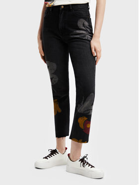 Desigual Desigual Дънки DISNEY Mickey 22WWDD61 Сив Straight Fit