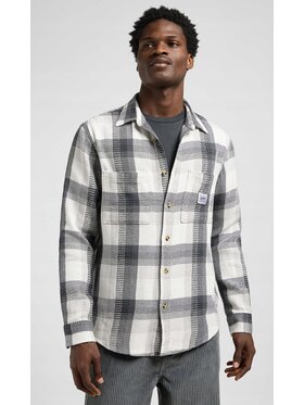 Lee Lee Koszula Workwear Shirt 2.0 Biały Relaxed Fit