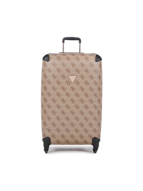 Guess Guess Duża Twarda Walizka Berta (B) Travel TWB868 89480 Brązowy