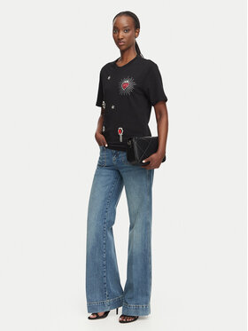 Liu Jo Liu Jo T-Shirt WF6324 J0088 Μαύρο Regular Fit
