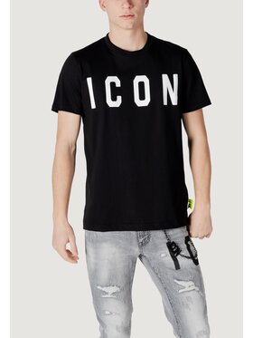 Icon Icon T-shirt LOGO GRANDE Nero Shirt Fit