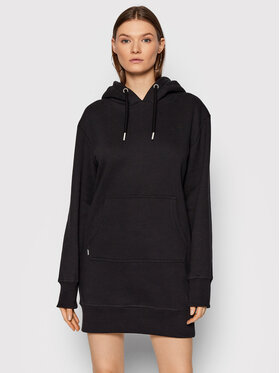 Superdry Superdry Плетена рокля Vintage Logo W8011084A Черен Relaxed Fit