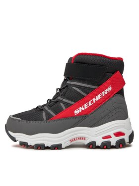 Skechers Zimski škornji D'Lites 660092L/BKRD Črna