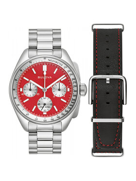 Bulova Bulova Zegarek 96K115 Srebrny