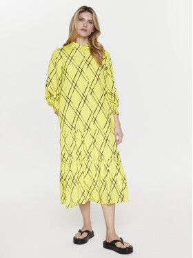Silvian Heach Silvian Heach Kleid für den Alltag GPP23374VE Gelb Regular Fit