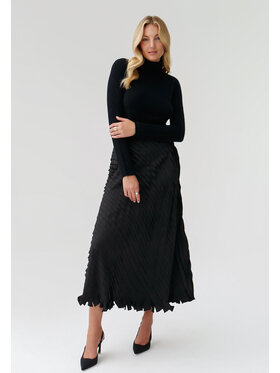 TATUUM TATUUM Spódnica midi DAKNA Czarny Flare Fit