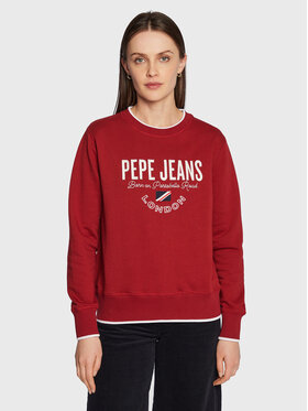 Pepe Jeans Pepe Jeans Bluza Charline PL581245 Czerwony Regular Fit