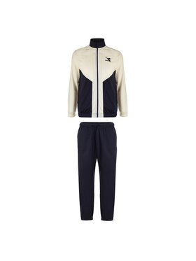Diadora Diadora Komplet dresowy TRACKSUIT FZ CHROMIA Biały Basic Fit