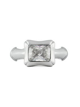 Guess Guess Кільце JUBR05 173JW Срібний