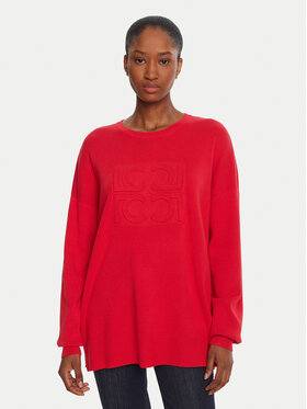 LOLA CASADEMUNT LOLA CASADEMUNT Pulover LF2511004 Rdeča Loose Fit
