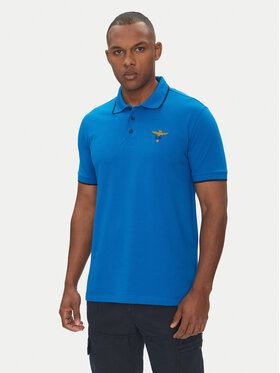 Aeronautica Militare Aeronautica Militare Polo marškinėliai 251PO1308P82 Mėlyna Regular Fit