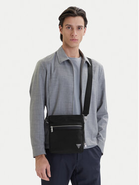 Guess Guess Мъжка чантичка HMBENY P6123 Черен