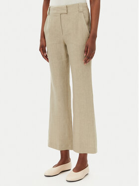 Marella Marella Spodnie materiałowe Falco 2513131052200 Khaki Regular Fit