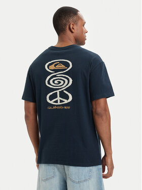 Quiksilver Quiksilver T-särk Harmony Spiral EQYZT08304 Tumesinine Regular Fit