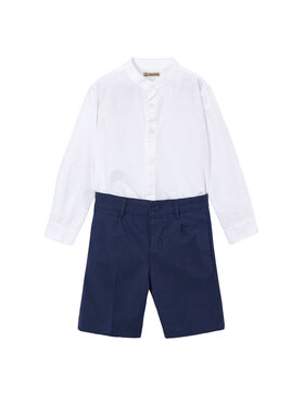 Mayoral Mayoral Set Hemd und Stoffshorts 3216 Dunkelblau Regular Fit