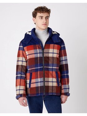 Wrangler Wrangler Giubbotto invernale THE CHECK POP-OVER Rosso Regular Fit
