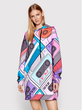 Ice Play Ice Play Pletena obleka 22I U2M0 H031 6322 S741 Pisana Relaxed Fit