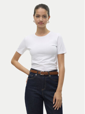 Vero Moda Vero Moda Тишърт Lulu 10323755 Бял Regular Fit