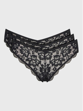 Dorina Dorina Set di 3 culotte classiche Myla D001685LA084 Nero