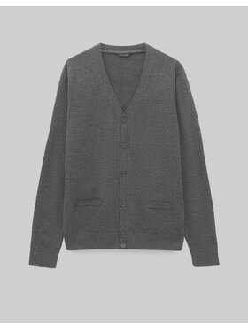 Borgio Borgio Kardigan cardano Szary Classic Fit
