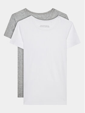 United Colors Of Benetton United Colors Of Benetton Комплект 2 тишъртки 3OP80M018 Сив Regular Fit