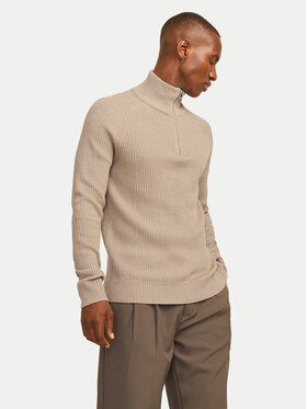 Jack&Jones Jack&Jones Pulover Pannel 12258473 Bej Regular Fit