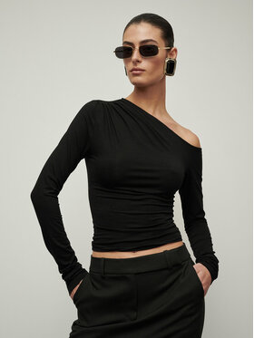 La Mania La Mania Blusa AIRY Nero Active Fit