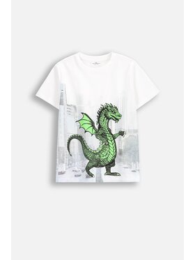 Coccodrillo Coccodrillo T-Shirt WC5143203DBJ-001 Biały Regular Fit