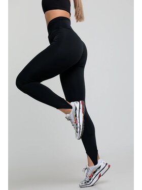 Chiara Wear Chiara Wear Legginsy Legginsy ze stopką SKI Czarny Slim Fit