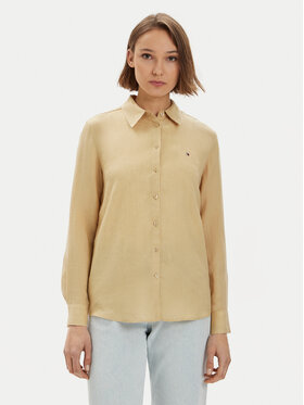 Tommy Hilfiger Tommy Hilfiger Cămașă WW0WW42037 Bej Relaxed Fit