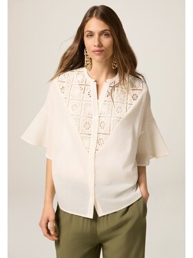 Oltre Oltre Camicia 5202J000756N002 Bianco Over Fit