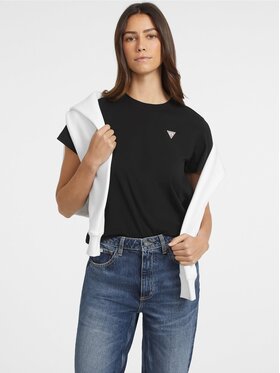 Guess Jeans Guess Jeans T-Shirt 165653 Czarny Classic Fit