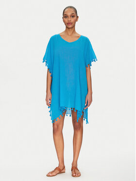 Seafolly Seafolly Rochie de plajă Amnesia 52162 Albastru Regular Fit