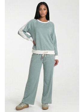 FIGL FIGL Tepláková souprava M1314 Zelená Straight Fit
