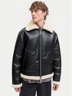 Μπουφάν από απομίμηση δέρματος Jack & Jones φωτογραφία