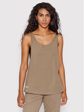 NEBBIA NEBBIA Top Feeling Good 419 Rjava Loose Fit